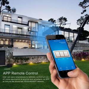 Smart Switch 2 Gang, Smart WIFI Light Switch funciona con <span class=keywords><strong>Amazon</strong></span> Alexa Google Home e IFTTT, voz y control remoto - Product Image 2
