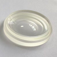 Anti Reflection Coated Step Plano Convex Lens 38mm Outer Dia 33mm Inner Dia 6mm Edge Thickness for Projection Devices