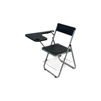 Chaise de salle de classe ergonomique avec tableau d'écriture Mobilier de salle de formation scolaire en plastique pour étudiants et enseignants