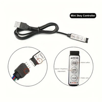 Ambiente RGB Monitor de PC inteligente Sincronización de pantalla 5V USB 24V Entrada 1M Gaming LED Backlight Strip Plastic Game Room Atmosphere Decor
