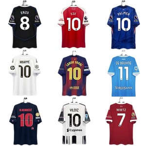 Camiseta de Fútbol de Manga Corta Unisex para Adultos, Modelo 2526, con Diseño de Mbappe, <span class=keywords><strong>Chelsea</strong></span>, Palmer, Napoli, De Bruyne, Bassa, Yamal, India - Product Image 5