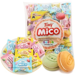 بسكويت ماكارون صلب ماليزي محشو 376 جرام، وجبات خفيفة للمكتب والمناسبات والزفاف، متوفر بالجملة - Product Image 2