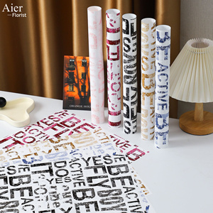 Aierflorist 38*53cm BE FLY <span class=keywords><strong>enlight</strong></span> série nouveau design papier d'emballage floral papier d'emballage étanche pour bouquet de fleurs papier d'emballage - Product Image 1