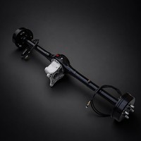 Ensemble d'essieu arrière modèle 136 pour chariot de golf électrique à quatre roues de 1,5 tonne avec kit d'engrenages tout-terrain 48V-96V frein à disque/tambour