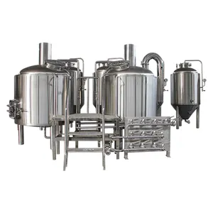 Equipamento de fabricação de cerveja comercial de 500 litros, máquina de fabricação de cerveja
