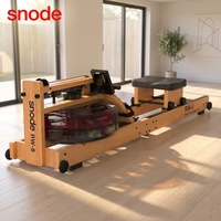 Rameur d'intérieur pliable magnétique Snode à résistance progressive silencieuse avec moniteur de données numériques, équipement d'entraînement cardio à faible impact