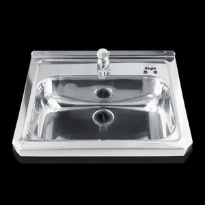 Nice design stainless steel lavatory sink wash basin wall mount ss bathroom basin sink
