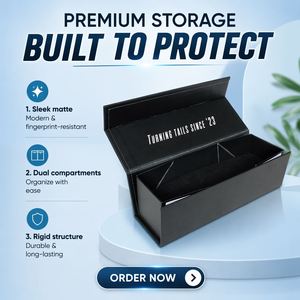 FX Luxury Matte Lamination Black Magnetic Closure <b>Gift</b> <b>Box</b> Hard Paper Magnet Packaging Boxes - Product Image 1
