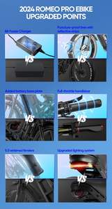 Bicicleta Eléctrica de Montaña de 26 Pulgadas, 750W, 48V, 60Ah, 7 Velocidades, Frenos de Disco Hidráulicos - Product Image 4