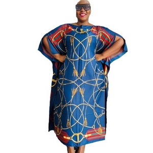 ชุดเดรสชายหาดพิมพ์ลายชายหาดชุดเดรสยาวทรงหลวมเสื้อบิกินี่คัฟตัน - Product Image 5