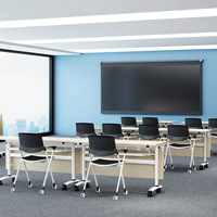 Patas plegables de hierro para escritorio con soporte de computadora de escritorio Muebles de oficina Patas de mesa Soporte de mesa plegable de metal