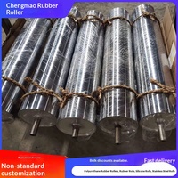 Rouleau de gravure à sept pièces en acier inoxydable chromé finition miroir, garantie 5 ans et plus, bonne élasticité