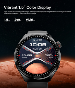 <span class=keywords><strong>Smartwatch</strong></span> Unisex Android C4 <span class=keywords><strong>PRO</strong></span> con Display IPS, Cinturini in Silicone e Lega, 5-10 Giorni di Autonomia, Impermeabile IP68 - Product Image 4