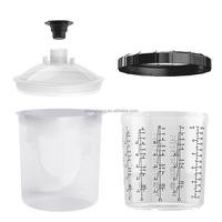 Système de gobelets à peinture jetables en PP de 650 ml pour pistolets de pulvérisation automobiles (SATA/DeVilbiss/IWATA)