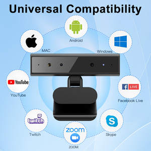 Professionale 2K WQHD Webcam per PC/Laptop/Desktop finestre ciao compatibile interfaccia USB CMOS sensore di immagine 2K Max Stock - Product Image 4