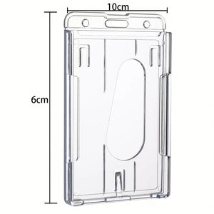 Wholesale <b>Retractable</b> Id Reel Clear Double-Sided Protector Heavy Duty Carabiner Badge Holder for National Day - Product Image 4