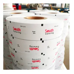 Jumbo Roll Suiker Verpakking Gecoat Pe Film Gelamineerd Papier Met Aangepaste Logo
