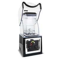 1.8L 1200w Maison Commercial Heavy Duty Blender Mixer Orange Fruit Juicer Smoothie blender machine avec Sound Enclosure