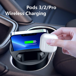 Caricabatterie per <span class=keywords><strong>Auto</strong></span> da Inserire nel Portabicchieri con Ricarica Wireless per iPhone 14 13 12 Samsung S22, Caricatore Portatile USB Type-C - Product Image 5