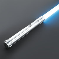 Sabre laser LED OEM d'usine, modèle Aliexpress, à éclairage de base, à mouvement fluide, personnalisable RGB, avec poignée métallique, pièces pour sabres laser personnalisés BYO
