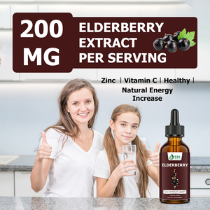 Good Price 200mg Elderberry Extract <b>Liquid</b> Drops for Lung and Immune Support <b>Liquid</b> Drink Healthcare Supplement Herbal Formula - Product Image 2