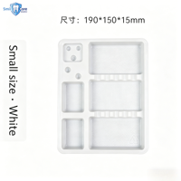 Boîte à instruments dentaires jetables de haute qualité, plateau de rangement en plastique pour instruments buccaux, plateau de rangement pour placer les outils dentaires