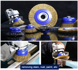 แปรงลวดเหล็ก SALI ขนาด 200*32 มม. สำหรับทำความสะอาดลวด<span class=keywords><strong>เหล็ก</strong></span> - Product Image 5