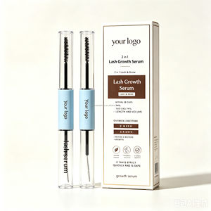 Sérum de croissance double tête 2-en-1 pour <span class=keywords><strong>cils</strong></span> et sourcils – Sérum fortifiant doux et personnalisable pour <span class=keywords><strong>cils</strong></span> noirs - Product Image 2