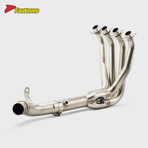 Forsound KAWASAKI <span class=keywords><strong>Z900</strong></span> Section avant-médiane du tuyau d'échappement en acier inoxydable Modèle 2017-2026 Compatible Soudure de précision <span class=keywords><strong>Sport</strong></span> urbain - Product Image 1