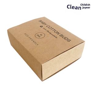 Cotons-tiges jetables biodégradables pour enfants grands 50 pièces tête de <span class=keywords><strong>gourde</strong></span> en boîte coton-tige en bambou pour bébé - Product Image 4