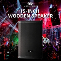 Prix Usine Promotionnel Haut de Gamme Enceinte de Scène Active en Bois 15 Pouces avec DSP Personnalisable MESES 915A pour Bar, Mariage, Conférence en Extérieur, Salle de Sport