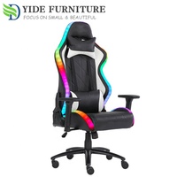 Fauteuil de jeu RGB LED, personnalisé, noir, PC, Silla, entrepôt dans l'union européenne, vente en gros,