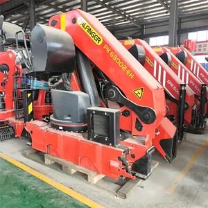 Grue de chantier montée sur camion Spk60002, capacité de levage de 20,6 tonnes, grue à flèche articulée pliable avec une hauteur de levage de 18 m - Product Image 5