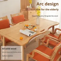 Chaise de table ergonomique pour personnes âgées avec dossier et accoudoirs rembourrés, mobilier pour maisons de retraite et centres de bien-être pour personnes âgées