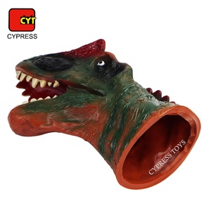 Dinosaurios De Juguetes | 8 PCS Realistico Del Bambino Realistico Dinosauro di Gomma Burattino di <span class=keywords><strong>Mano</strong></span> - Product Image 2