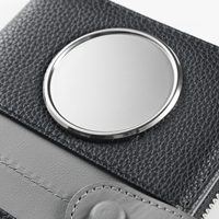 Badge de voiture miniature personnalisable de haute qualité de la marque TC, porte-plaque d'immatriculation optimal, porte-documents en métal argenté brillant