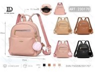 Borsa a Doppia Tracolla da Donna in Pelle Sintetica Microfibra con Motivo Lychee e Chiusura a Zip per Uso Quotidiano - Product Image 1