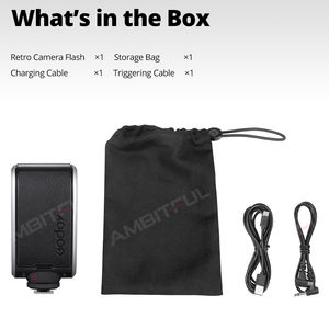 Godox GN14 Lux Senior Retro Camera <span class=keywords><strong>Flash</strong></span> Ligenior retro camera <span class=keywords><strong>flash</strong></span> Mini Speedlite Pour <span class=keywords><strong>Fujifilm</strong></span> Canon Nikon Olympus Sony Camera - Product Image 2