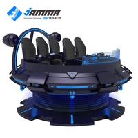 9D VR UFO Simulator Equipment 360 Rotación Máquina de juego de realidad virtual Experiencia de entretenimiento mejorada