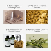 Nouvel ensemble de lampes à parfum en verre personnalisable, brûleur d'encens à allumage, compatible Lampe Berge, diffuseur d'huiles essentielles aromatiques, encens