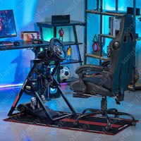 Simulateur de course pliable Songfa en PVC durable et écologique avec support de volant réglable