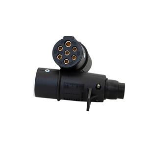 Ventes d'usine OEM Connecteur de <span class=keywords><strong>remorque</strong></span> 7 broches/voies Connecteur de <span class=keywords><strong>remorque</strong></span> de faisceau de câbles <span class=keywords><strong>12V</strong></span> <span class=keywords><strong>Adaptateur</strong></span> rond de style européen - Product Image 2