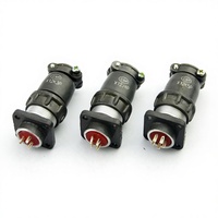 Connecteur de câble de signal DAFA X12K4P 4 broches, prise aviation mâle-femelle