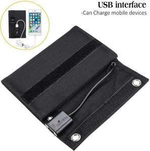 Panneaux solaires monocristallins pliables étanches IP65 30W certifiés CE Garantie de 12 mois Mini portable Efficacité de 20% USB 5V - Product Image 4