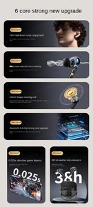 Auriculares inalámbricos TWS intrauditivos impermeables con etiqueta privada 2026, Fone Earphones E6s A6s Air <span class=keywords><strong>Pro</strong></span> <span class=keywords><strong>Buds</strong></span> <span class=keywords><strong>2</strong></span>, OEM - Product Image 6