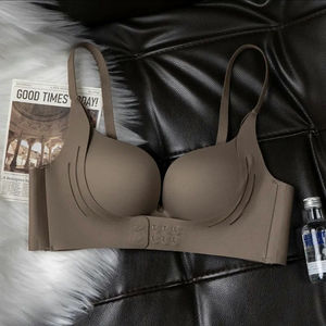 Venta al por mayor de ropa interior de las mujeres conjunto con anti flacidez y sin anillo de acero sujetador sujetadores sin costuras - Product Image 4
