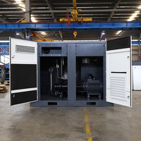 Compresseur d'air rotatif industriel à vis avec réservoir d'air 7,5KW 11KW 15KW 22KW Moteur à entraînement direct 8Bar 10Bar