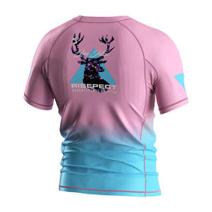 Cervi modello rosa Rash <span class=keywords><strong>Guard</strong></span>-camicia di compressione Premium per BJJ MMA grapping Muay Thai & Fitness - Product Image 2