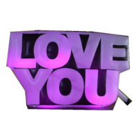 Mur de lettres gonflable Aero pour mariage et Saint Valentin