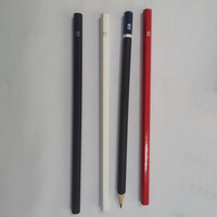 Crayon en bois personnalisé avec logo et forme, mine noire HB 2B 6B-10H, 7 pouces avec gomme, pour enfants, fournitures scolaires, certifié EN71 ISO